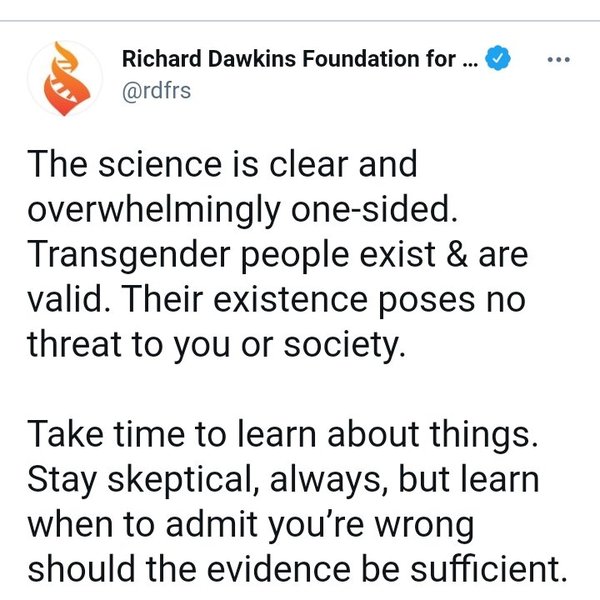 Richard Dawkins - request for discussion on Identity
