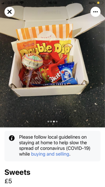 Sweet boxes on Facebook?! 🤢