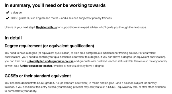To be gutted I got turned down by OU to study PGCE