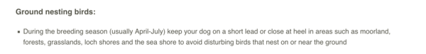 Told by the farmer to keep dog on a lead?