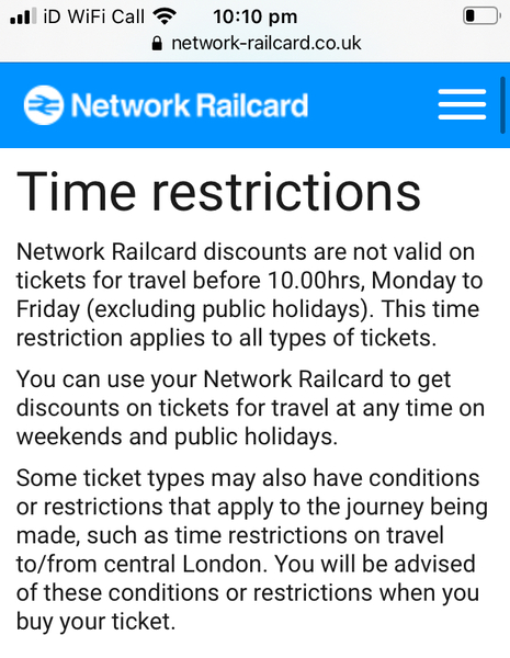1.5 hour commute 3 days a week (London to Cambridge)