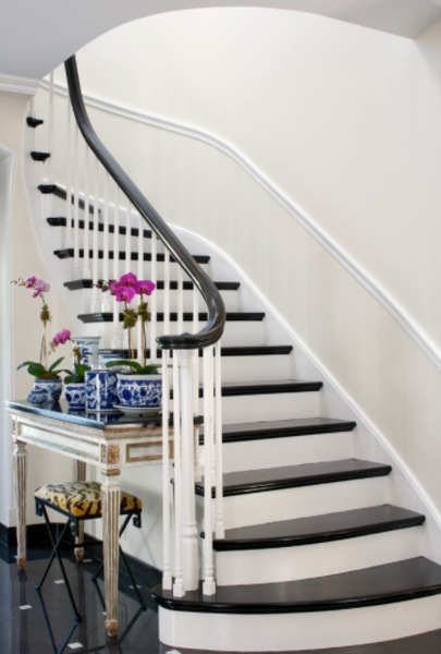 Tiles on Wooden Staircase