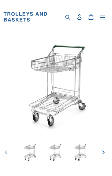 to think Aldi would sell more if their trollies were bigger?