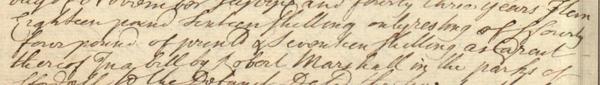 C18th handwriting puzzle – financial abbreviations
