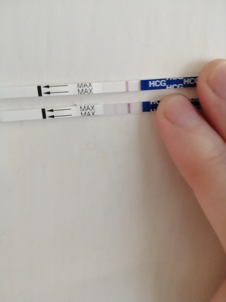 11dpo bfp? Cycle 7 with 2 previous miscarriages... Hubby says he can't see the line