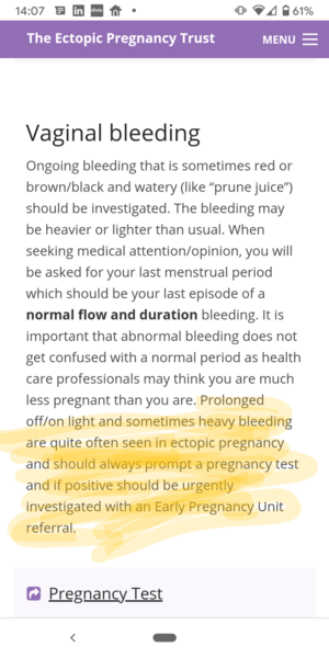 TMI. !!! WARNING *[concerns possible miscarriage, includes photo]