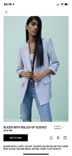 Ruched sleeve blazers - not black