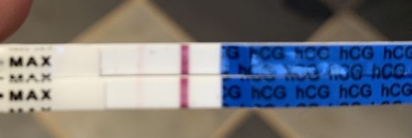10dpo and very faint line - bad sign it’s not darker?