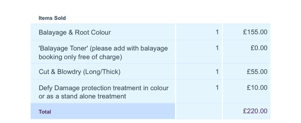 How much to expect to pay for hair colour?