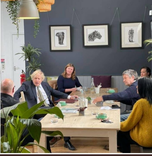 Meeting indoors