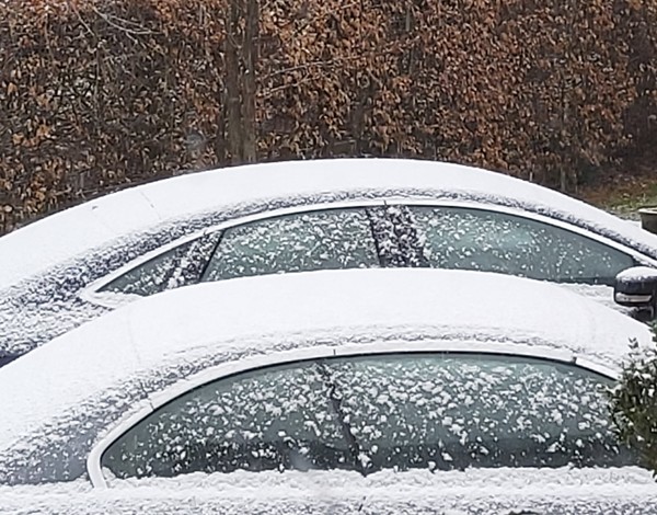 Heavy snow in the South East