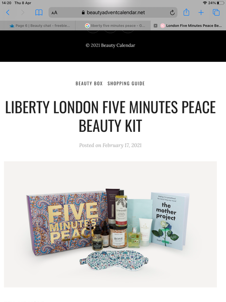 Beauty chat - freebies/gifts with purchase/offers