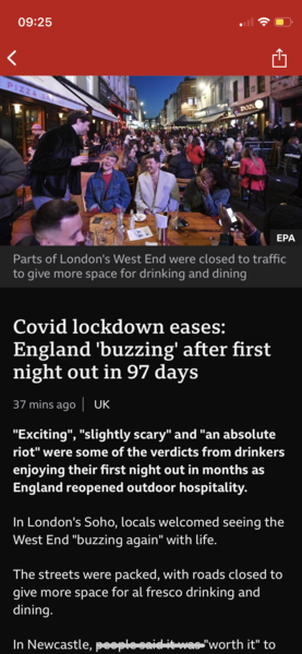 to think peoples attitudes are just going to contribute to more lockdowns?