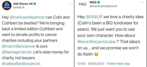 The war is on for the battle of the caterpillars cakes
