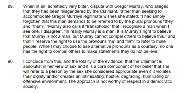 Maya Forstater's appeal skeleton