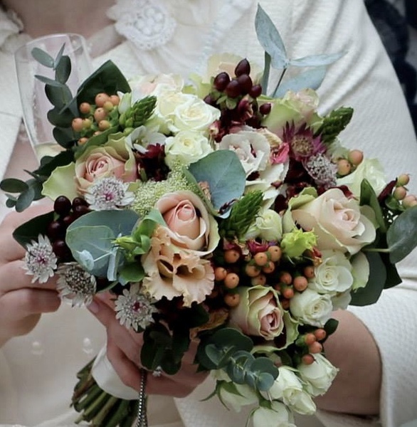 to use normal hand tied bouquets