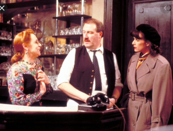 Facemasks on for a trip to the Bluestocking