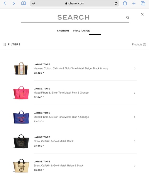 Has anyone bought from Chanel at Selfridges Manchester Exchange?