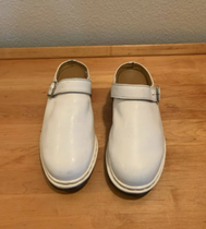 Clog/mule style shoe - scandi architect?