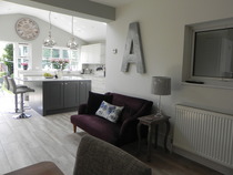 white or off white (pale grey) matt kitchen