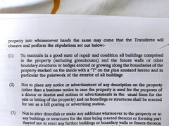How to tell who is responsible for a boundary. Land title pics included.