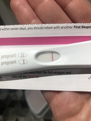 Is this the beginning of a positive test?