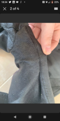 Buyer contacted me 3 months after sale saying trousers are flaking