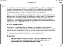 I've decided not to go ahead with my 2nd dose of the AZ vaccine. I'm happy having the Pfizer - will this be allowed?