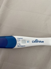 Am I pregnant!? Very faint line but any advice welcome!