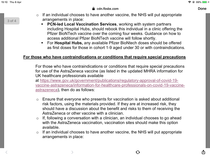 I've decided not to go ahead with my 2nd dose of the AZ vaccine. I'm happy having the Pfizer - will this be allowed?