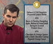 Masterchef 5...Nonna's pasta.... Ballontine......and John's Bon Marche trousers!!