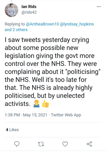 Another NHS hospital referring to pregnant people