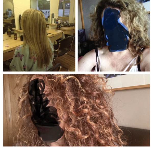 Anyone doing the curly girl method? Picture attached.
