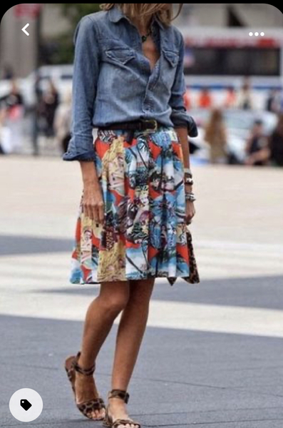 I’ve just spent lots on this skirt and now I need loads of ways to wear it please!