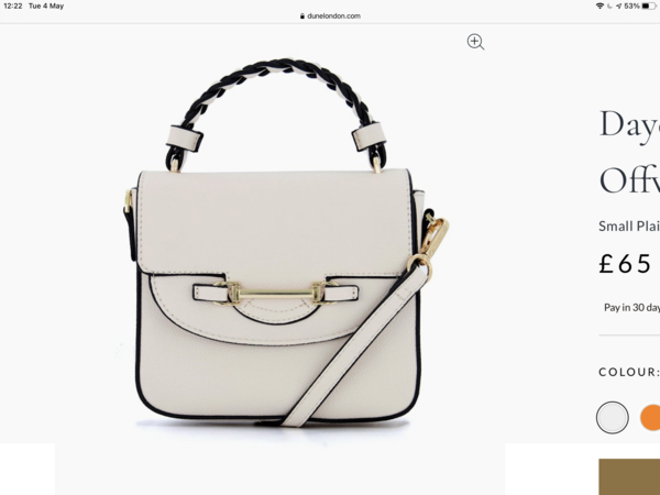 Handbag for a wedding