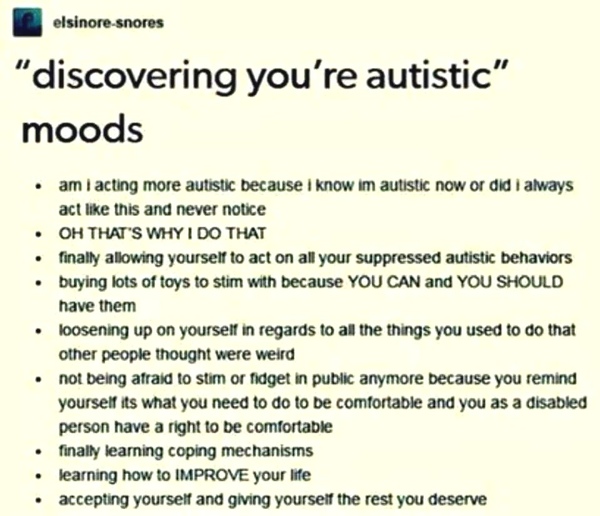 ASD diagnosis as an adult
