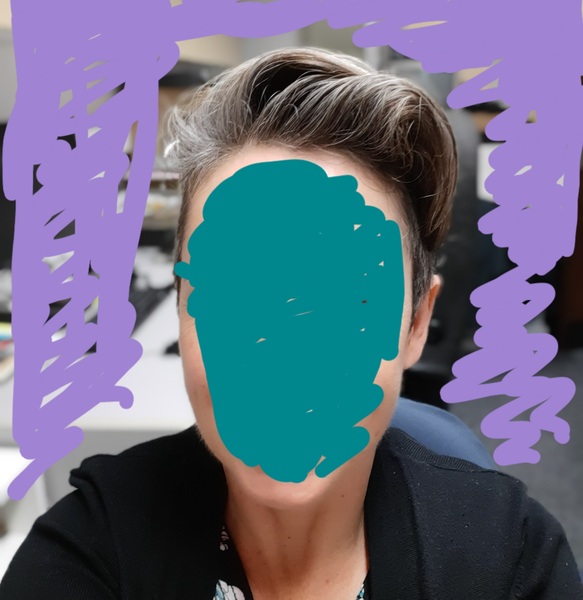 Advice please - dyeing my greying hair grey (with pic)