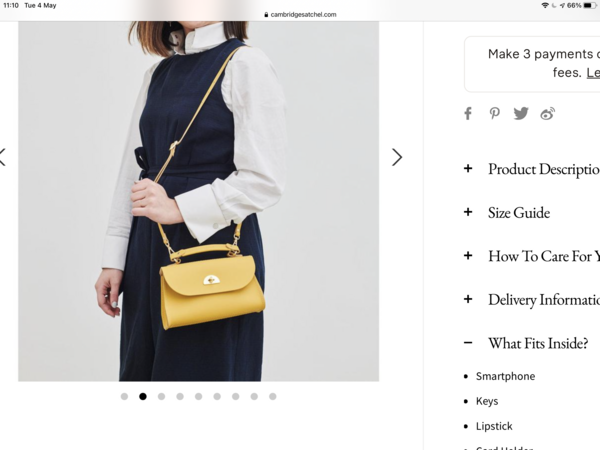 Handbag for a wedding