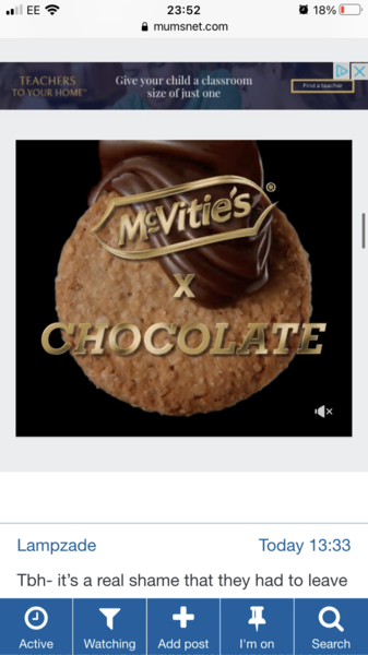 THAT biscuit advert on here