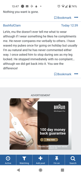 Some terribly placed ads on here.