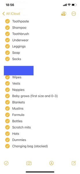 Hospital bag