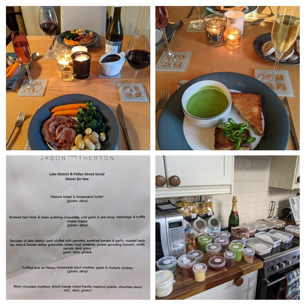 to have a fancy restaurant meal kit as a wedding meal?