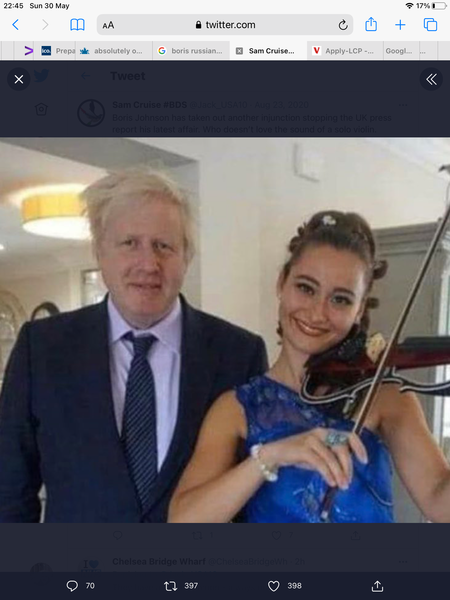 To be absolutely over the moon for Boris and Carrie? 😊😊