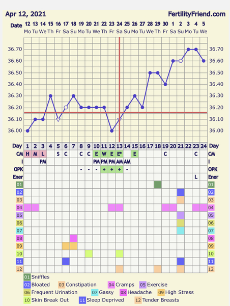 Entering the TWW with BBT charts
