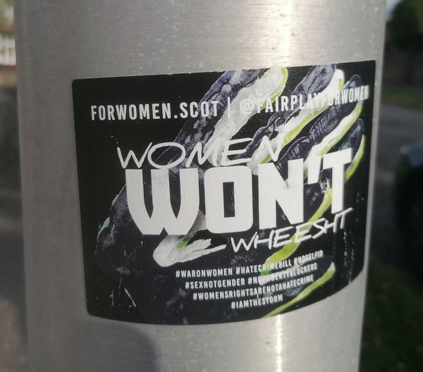 There's been a sticker....