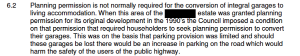 Is there a restrictive covenant here?