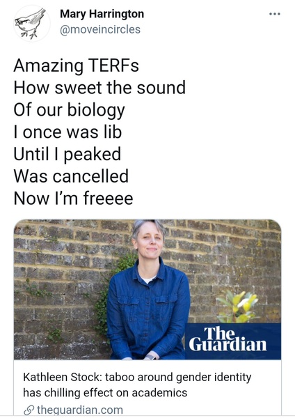 Kathleen Stock interview in Guardian today