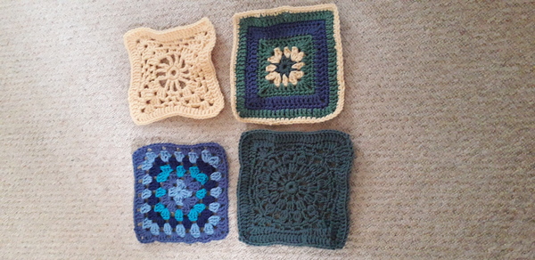 Woolly Hugs. A Blanket for lovely Notapizzaeater whose wonderful DH has sadly died.