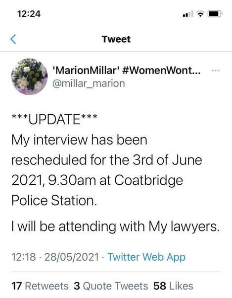 Scottish woman told would be charged for homophobic and transphobic tweets