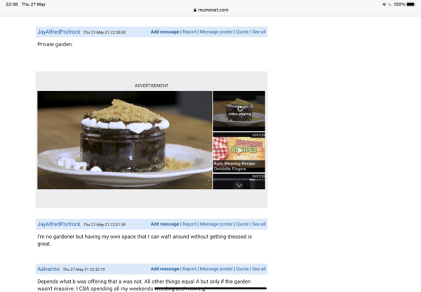 Intrusive video adverts